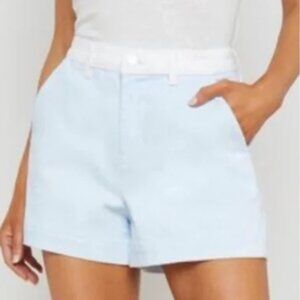 L’AGENCE Jameson High Rise Short – Ice Water – Size 25 – NWOT